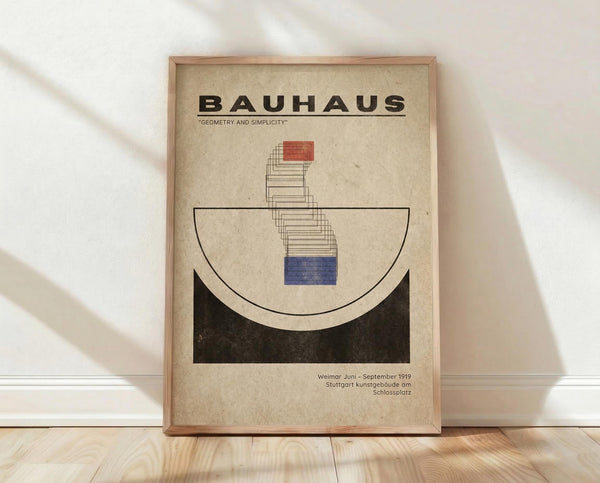 Bauhaus Geometry Print
