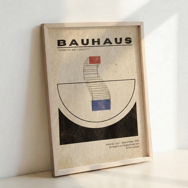 Bauhaus Geometry Print