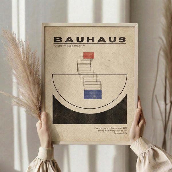 Bauhaus Geometry Print