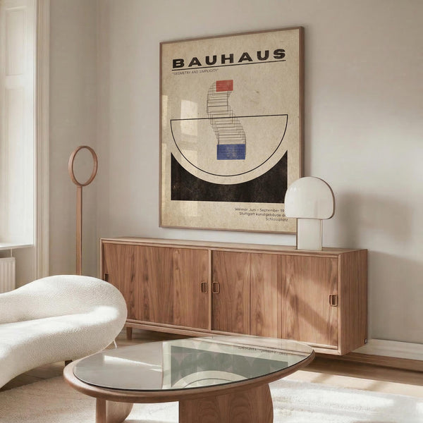 Bauhaus Geometry Print