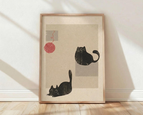 Minimalist Cat Print