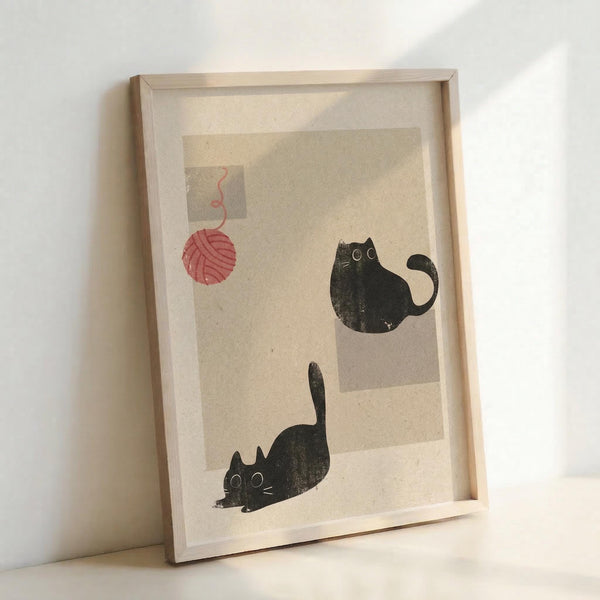 Minimalist Cat Print