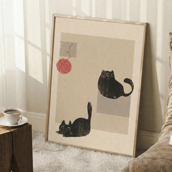 Minimalist Cat Print