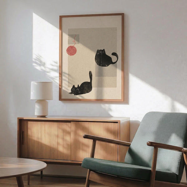 Minimalist Cat Print