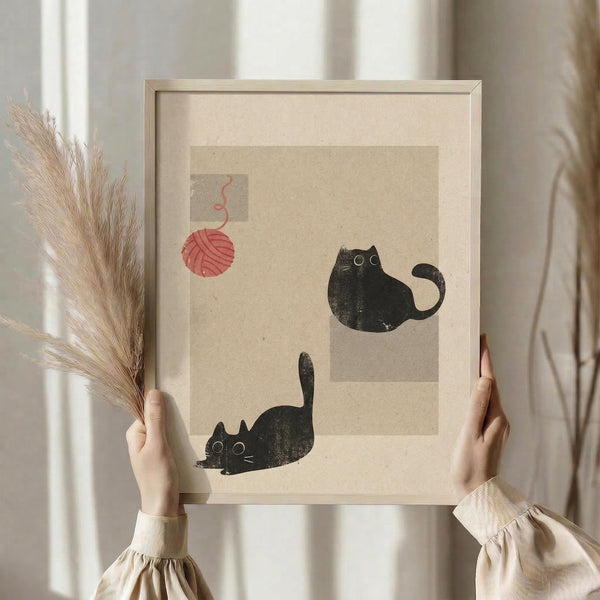 Minimalist Cat Print