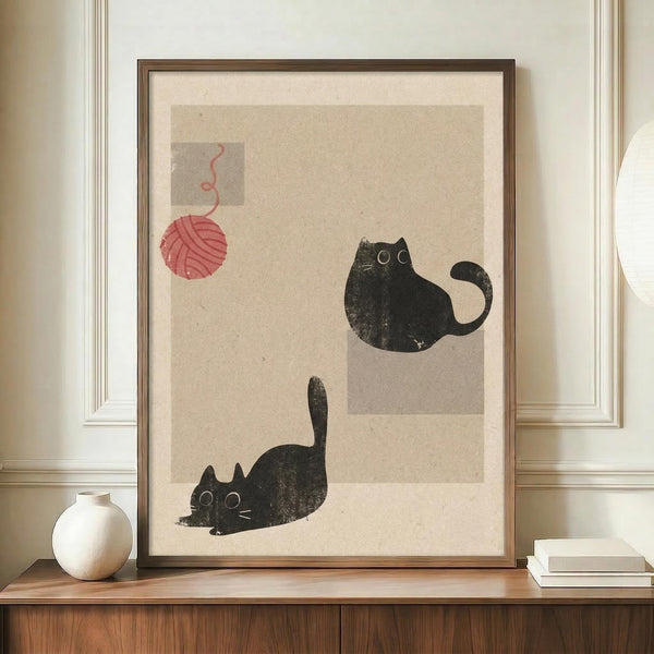 Minimalist Cat Print