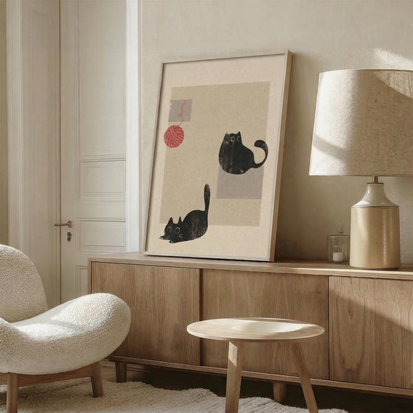 Minimalist Cat Print