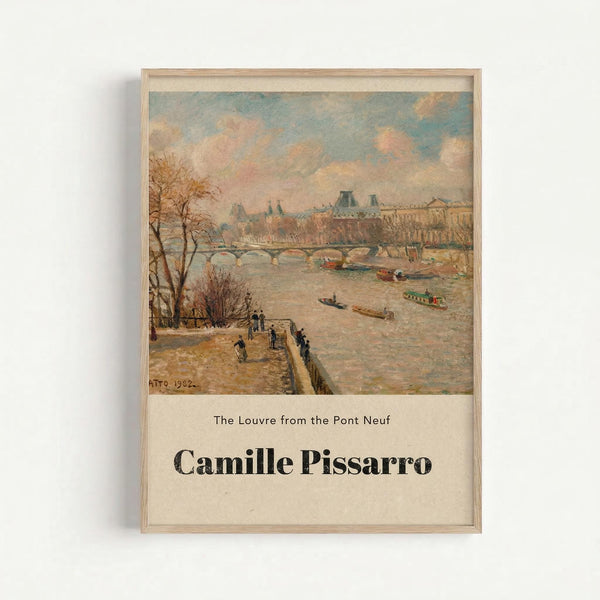 Pissarro Louvre Print