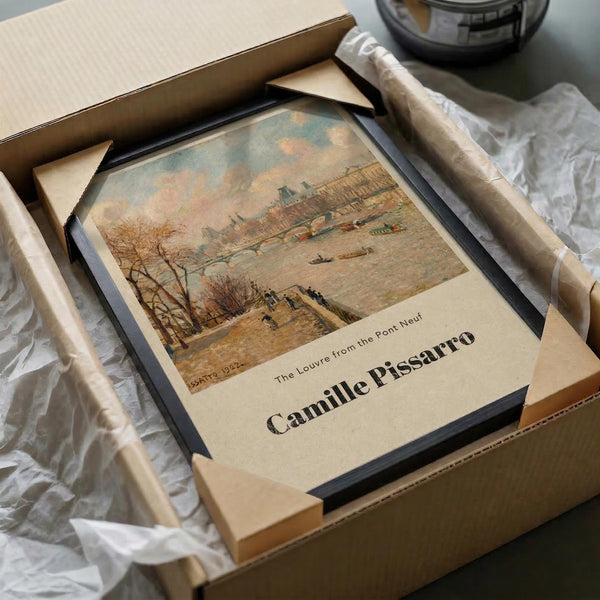 Pissarro Louvre Print