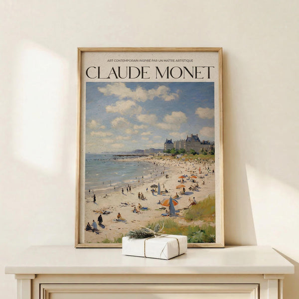 Monet Beach Scene
