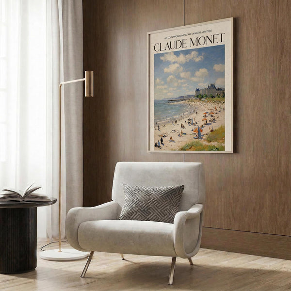 Monet Beach Scene