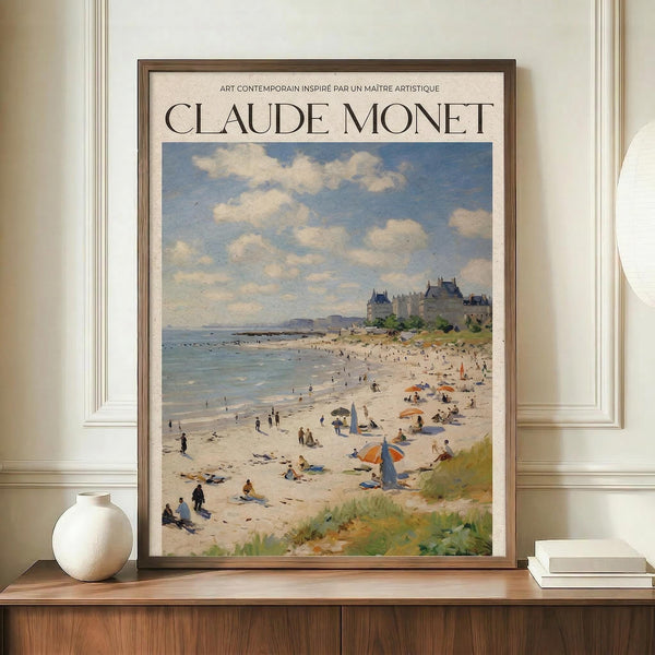 Monet Beach Scene