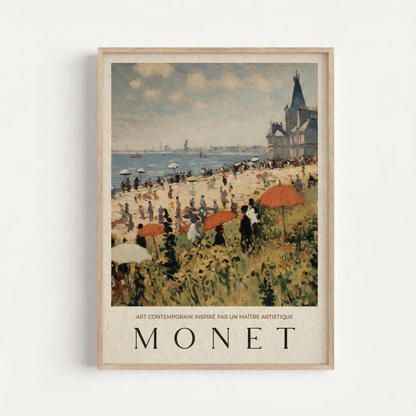 Monet Beach Scene