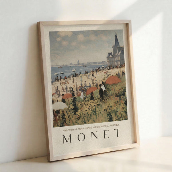Monet Beach Scene