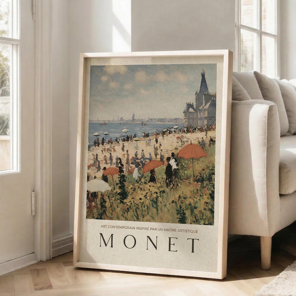 Monet Beach Scene