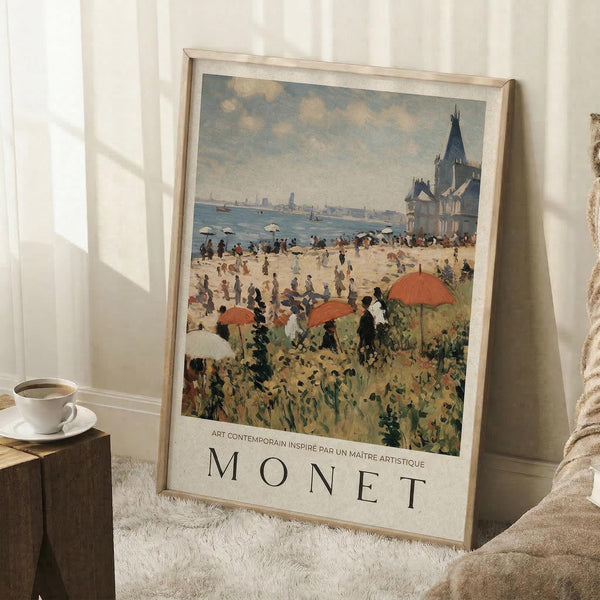 Monet Beach Scene