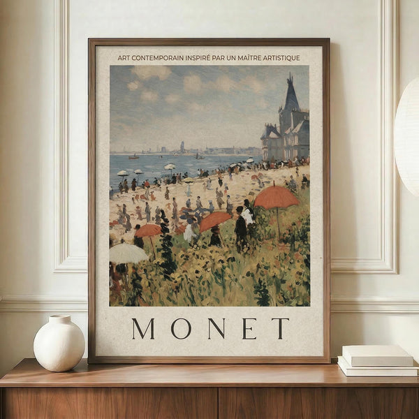 Monet Beach Scene