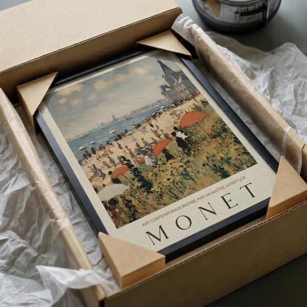 Monet Beach Scene
