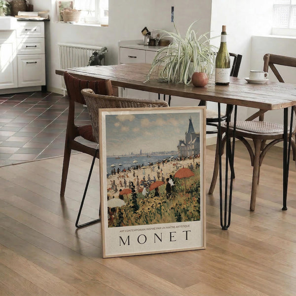 Monet Beach Scene