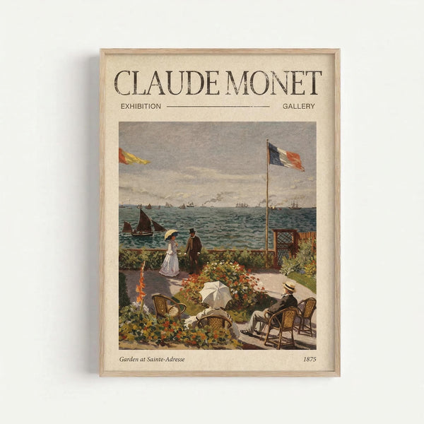 Monet Garden Poster