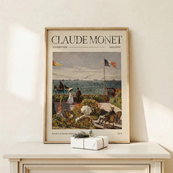Monet Garden Poster