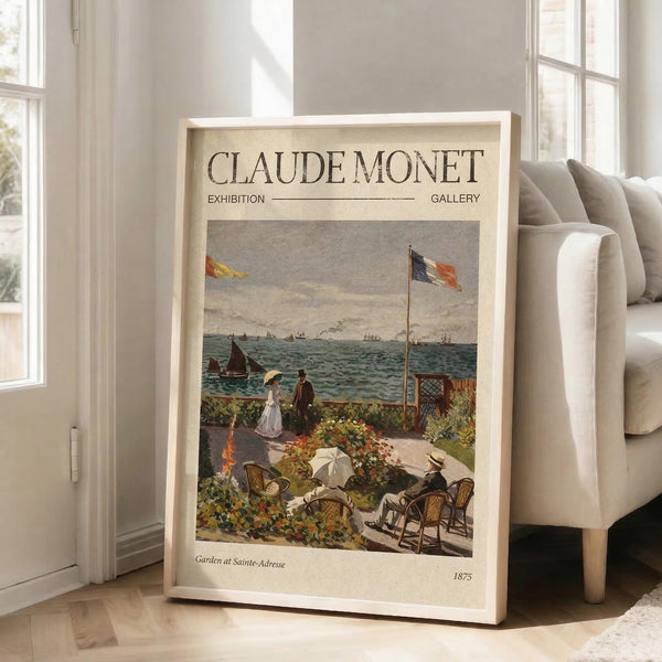 Monet Garden Poster