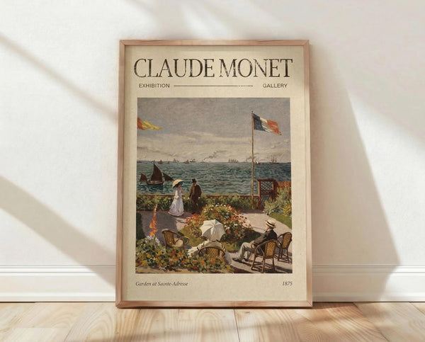 Monet Garden Poster