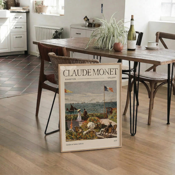Monet Garden Poster