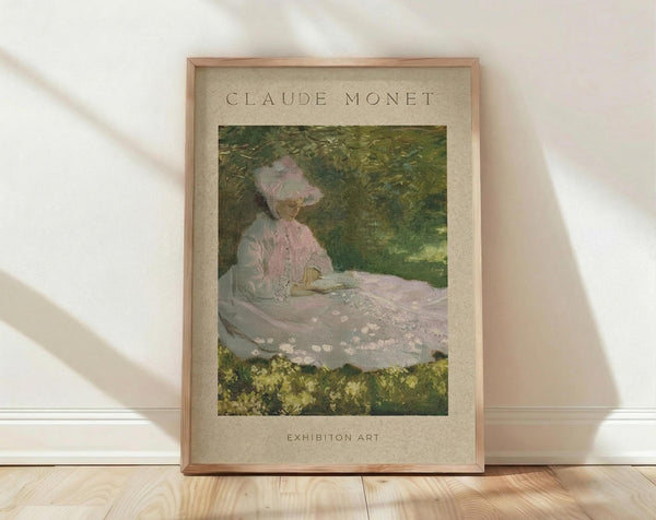 Monet Woman Reading
