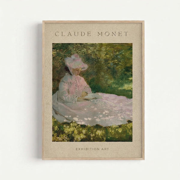 Monet Woman Reading