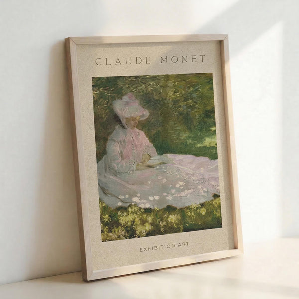 Monet Woman Reading