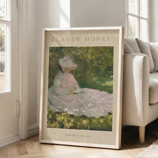 Monet Woman Reading