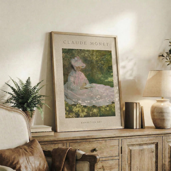 Monet Woman Reading