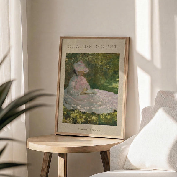 Monet Woman Reading