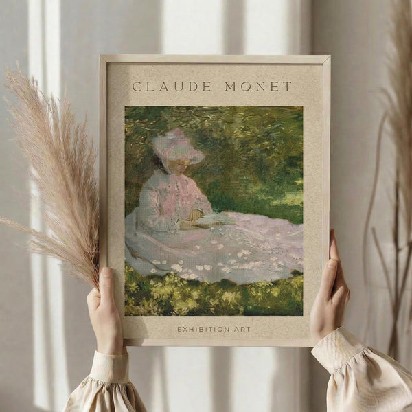 Monet Woman Reading