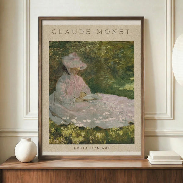 Monet Woman Reading