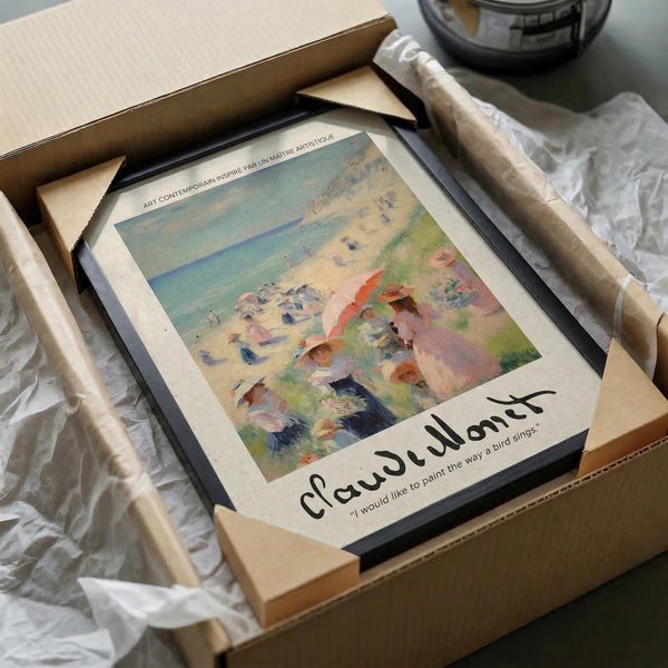 Monet Beach Scene
