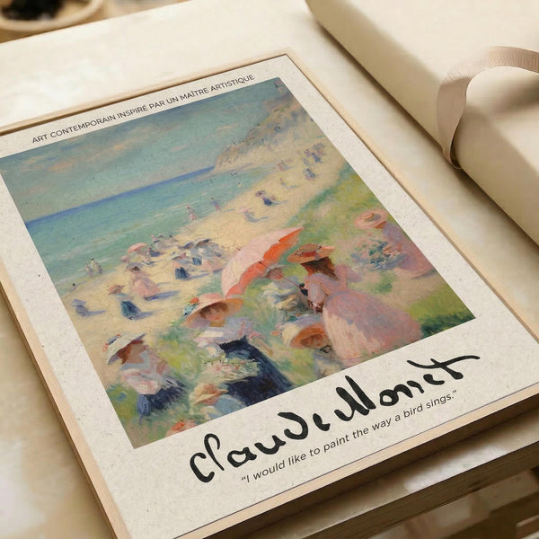 Monet Beach Scene