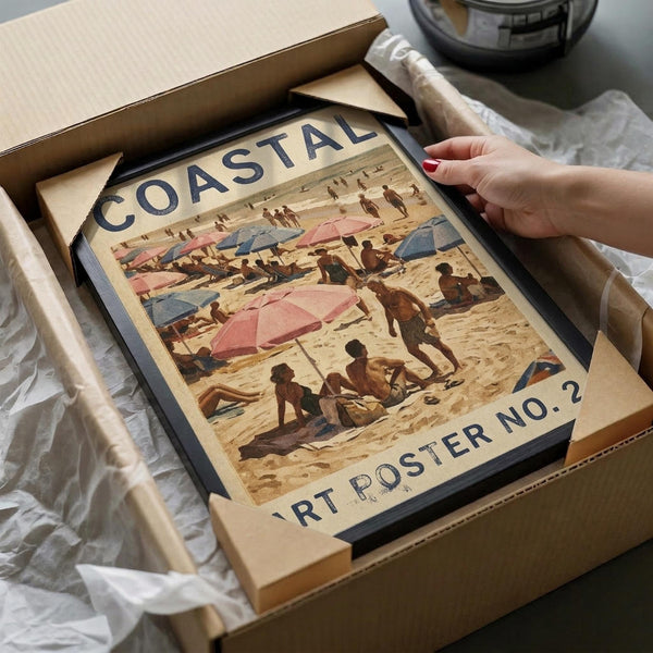 Coastal Beach Poster