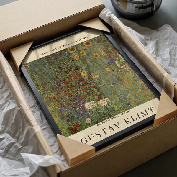 Klimt Sunflowers