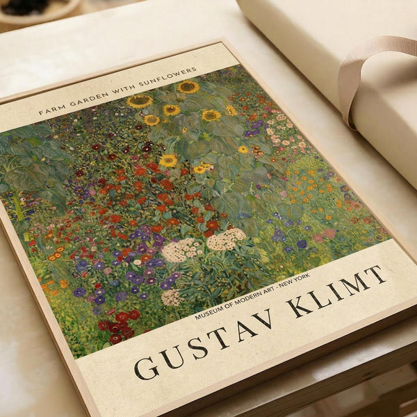 Klimt Sunflowers