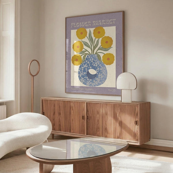 Flower Market Poster