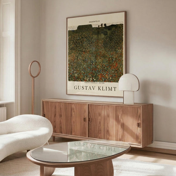 Klimt Poppy Field