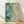 May include: Abstract artwork in wooden frame leaning against white wall on light wood floor. Flowing organic shapes in teal, turquoise, sage green and cream colors with scattered circular dots connected by delicate branching lines. Fluid watercolor-style textures blend from deep emerald to pale yellow-green. Natural lighting creates soft shadows on textured white fabric backdrop.