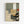 May include: Framed abstract artwork hanging on white wall featuring geometric shapes in sage green, cream, and golden yellow with black lines, combined with silhouette of Japanese pine tree and red circle resembling sun, displayed in light wood frame with natural texture and subtle shadow