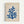 Framed poster featuring blue coral-like cut-out shapes in Matisse's paper collage style on cream textured background. "MATISSE" appears at top in dark blue letters, "PAPIERS DÉCOUPÉS" at bottom. Light wood frame against white wall. Main coral form is deep blue with organic branching shapes, lighter blue-gray forms visible in background.