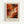 May include: Framed art print mounted on white wall showing abstract expressionist painting with swirling orange, red, black and white paint in fluid, marbled patterns. Below the artwork is text reading "POLLOCK" and "Expressive Expressionist Movement" on cream background. Light wooden frame with white matting.