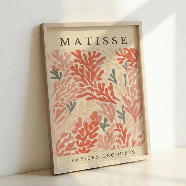Matisse Coral Print