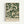 A framed poster featuring a decorative floral pattern in shades of green and beige.