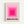 May include: Framed poster with concentric pink squares in varying shades from light to deep magenta, creating a geometric gradient effect. Black text below reads "BAUHAUS-AUSSTELLUNG" with pink text "WEIMAR JULI - SEPT 1923". Light wood frame with white matting, mounted on white wall with subtle shadow.